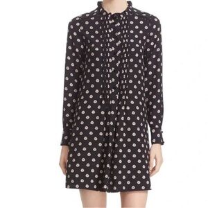 Kate Spade Black Dress with Pink Floral Pattern